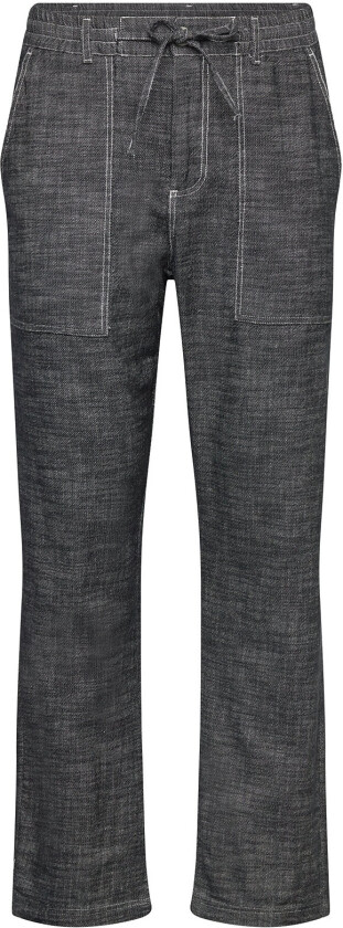 Akjan Twill Contrast Pants - Grey - XL