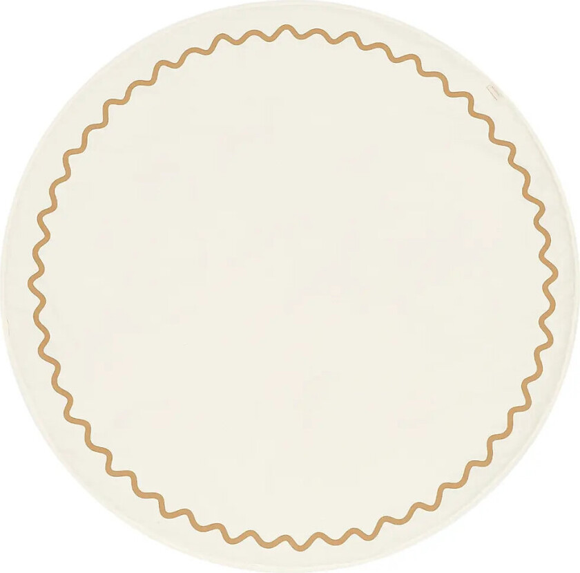 Vibes Play Mat 105X105 - Cream - Ø 105 CM