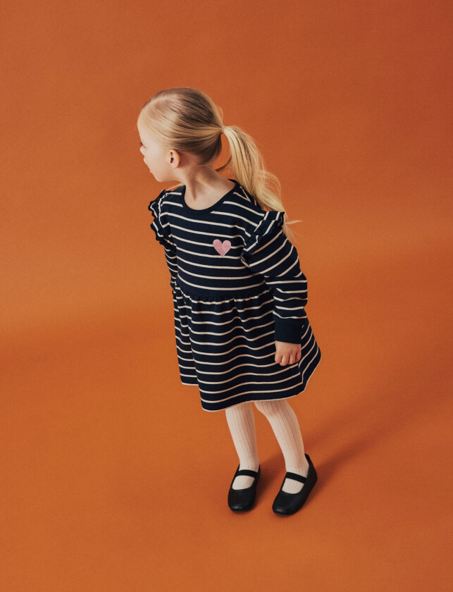 Nmftorina Nreg Swe Dress Bru Pb - Navy - 86