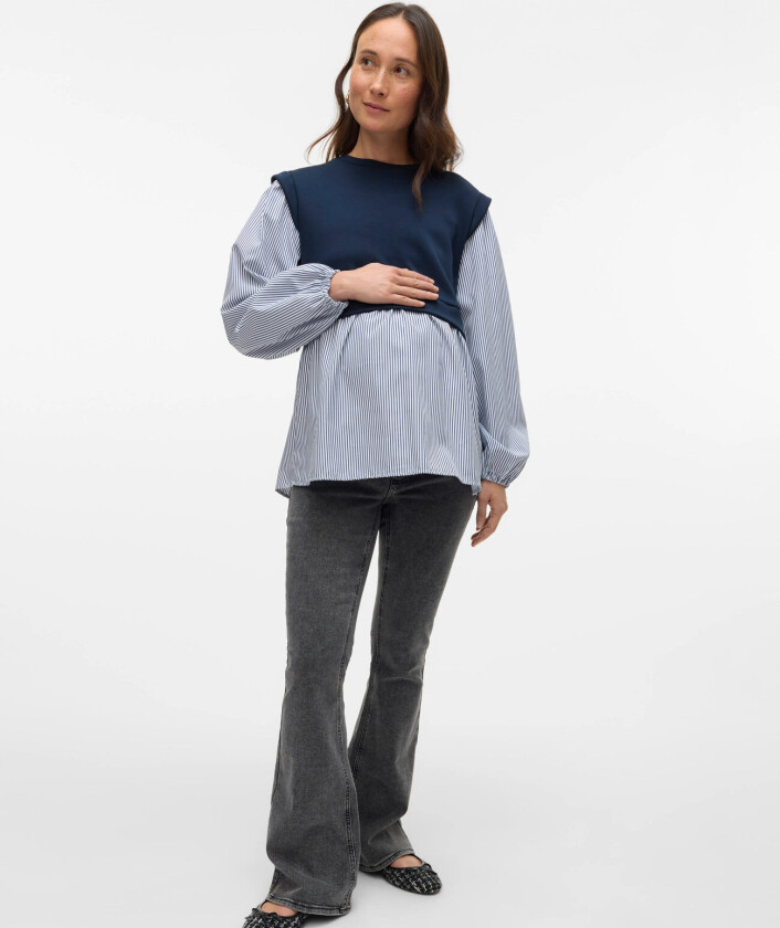 Mlosaka Flared Jeans - Black - 34 x 32