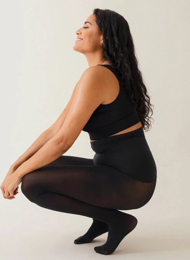 Curve Hugger Tights - Black - S