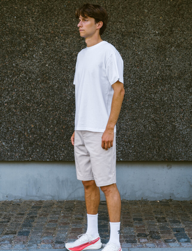 Twill Shorts - Beige - M