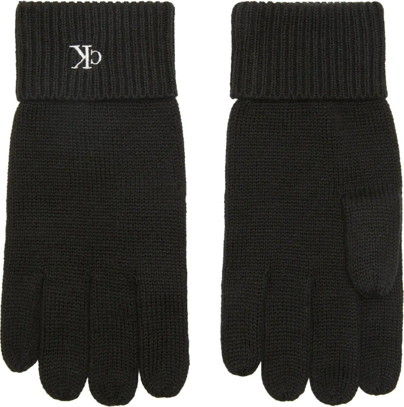 Ck Fine Rib Gloves - Black - ONE SIZE