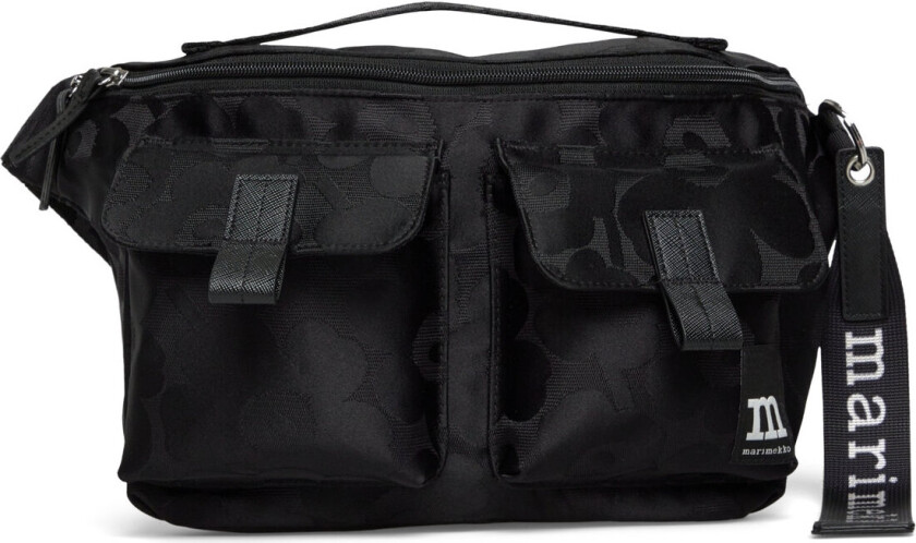 Sling Bag M Unikko - Black - ONE SIZE