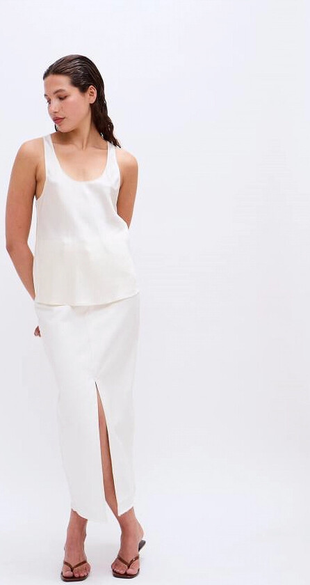 2Nd Larchy - Twill Denim - Cream - 42