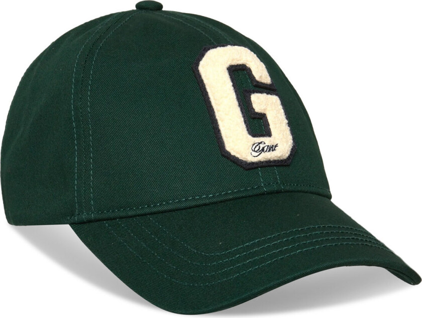 G Badge Cotton Twill Cap - Green - ONE SIZE