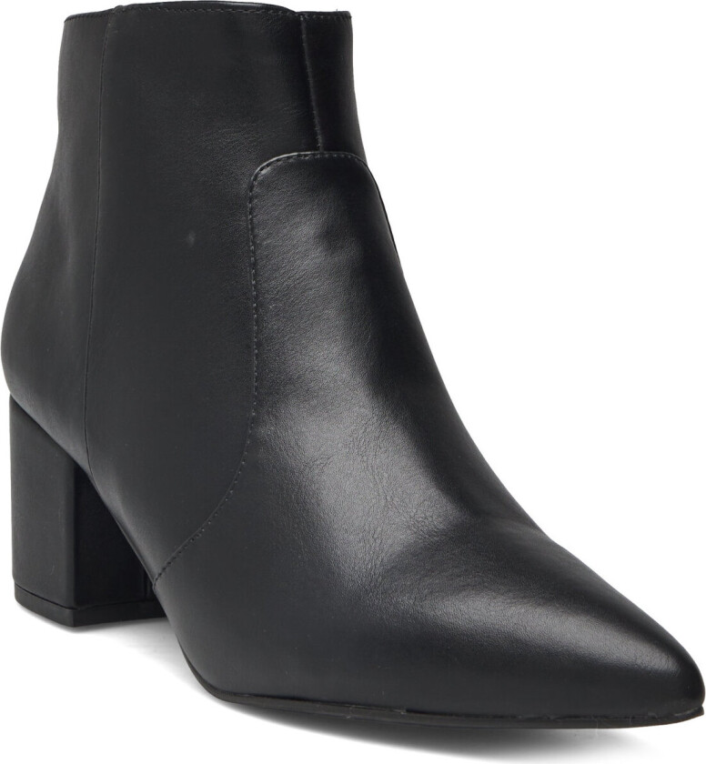 Biadevived Ankle Boot Smooth Faux Leather - Black - 36