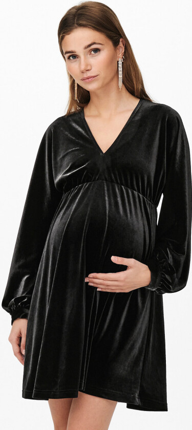Olmesme Life Ls Velour Dnm Dress - Black - M