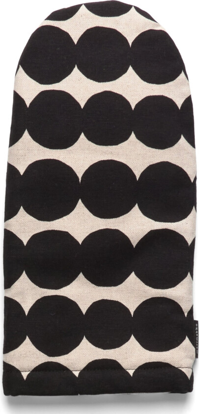 Räsymatto Oven Mitten - Black - ONE SIZE