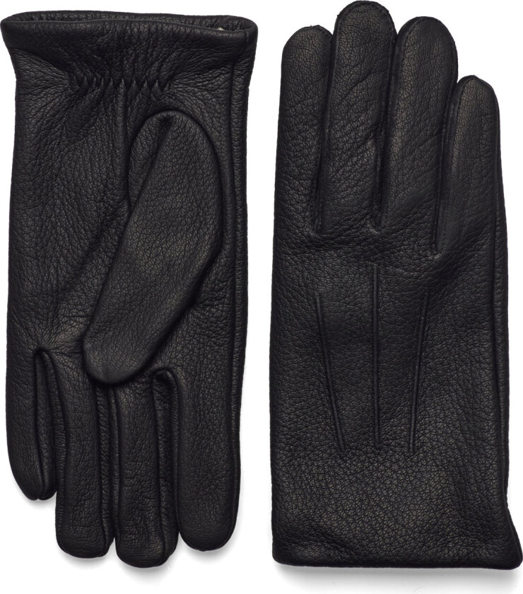 Leather Gloves L Black L