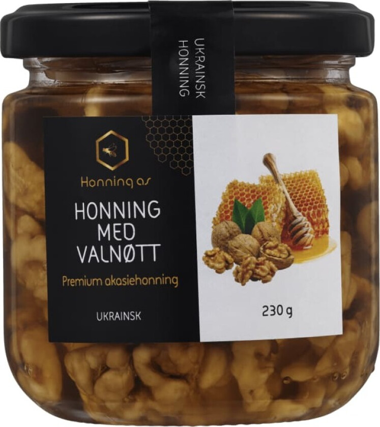 Akasiehonning m/ Valnøtter Økologisk