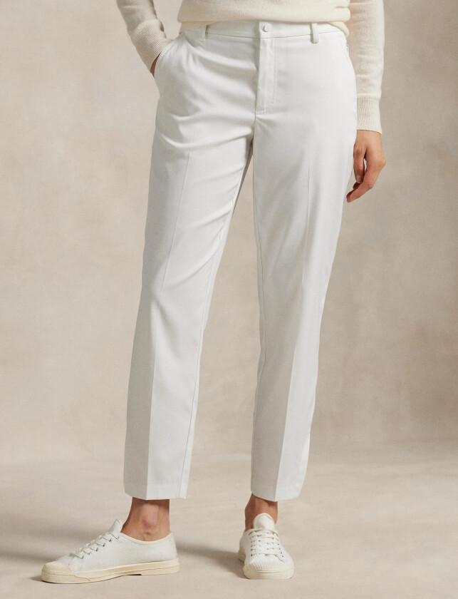 Stretch Twill 5-Pocket Pant - White - 42