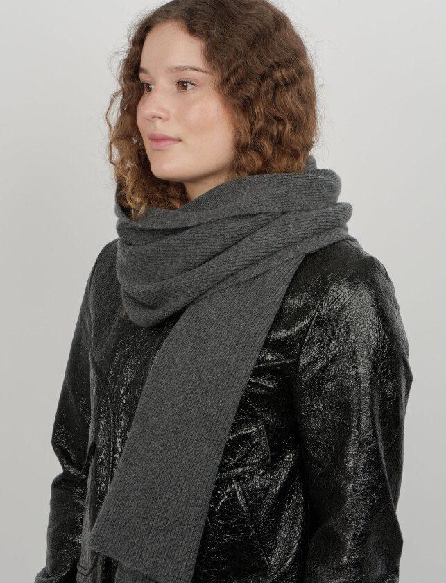 Frede Soft Scarf - Grey - ONE SIZE