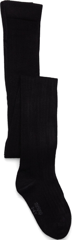 Minipop® Bamboo Tights - Black - 7-8Y