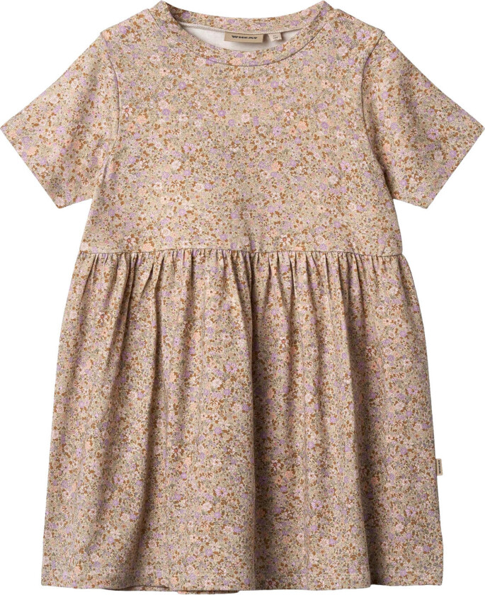 Jersey Dress S/S Anna - Pink - 110