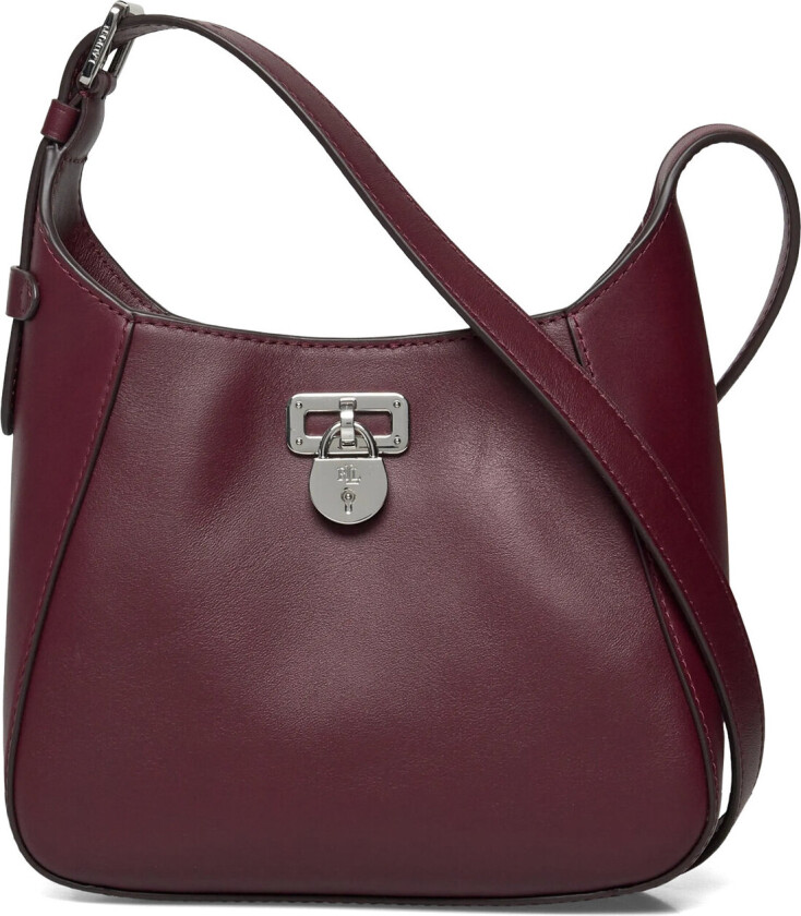 Leather Small Tanner Shoulder Bag - Burgundy - ONE SIZE