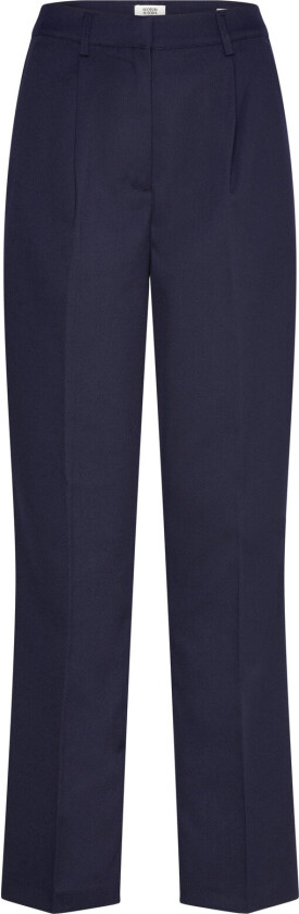 Robyn Relaxed Tapered Leg Gabardine Twill Pant - Navy - 32 x 32