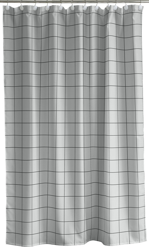Badeforhæng Vista - Grey - 180X200CM x 200