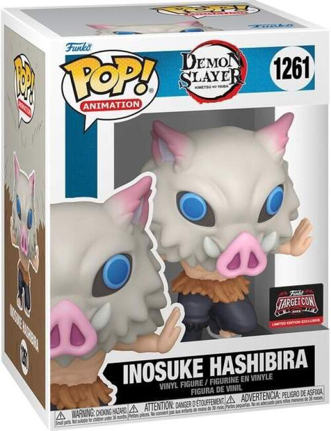 Demon Slayer Funko Pop! Vinylfigur - Inosuke Hashibira, 4-tommers