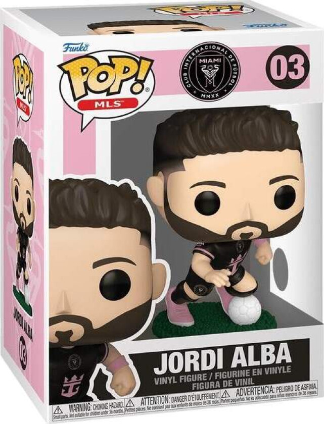 Inter Miami Jordi Alba Funko Pop! Vinylfigur samleobjekt