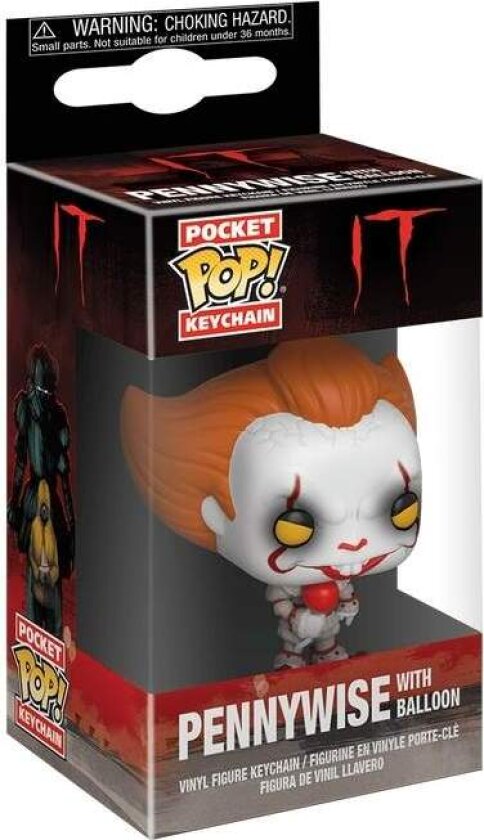 pop! Nøkkelring: Det - Pennywise (M/ Ballong)