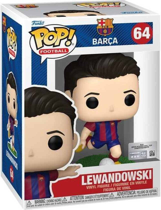 Barcelona Robert Lewandowski Funko Pop! Vinylfigur samleobjekt