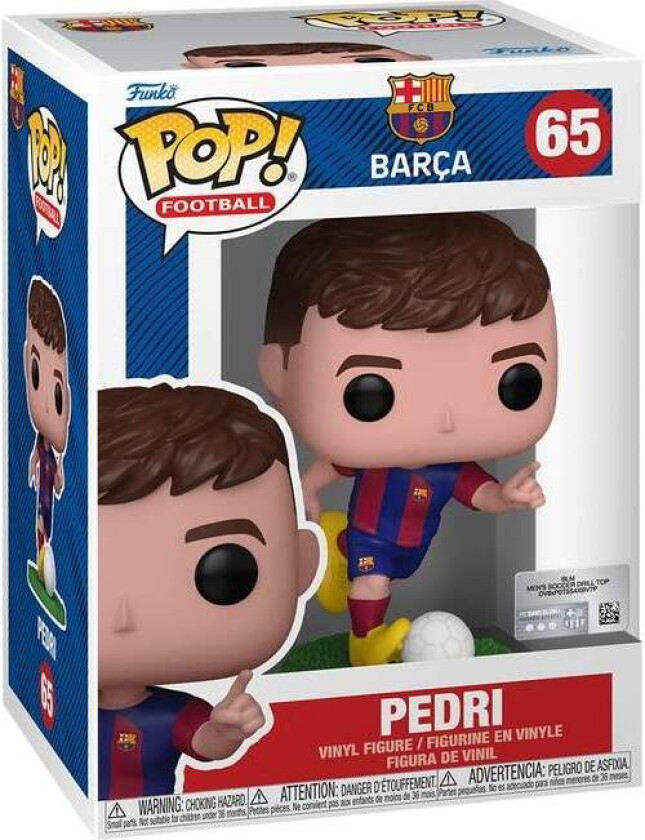 Barcelona Pedri Funko Pop! Vinylfigur, samleleketøy