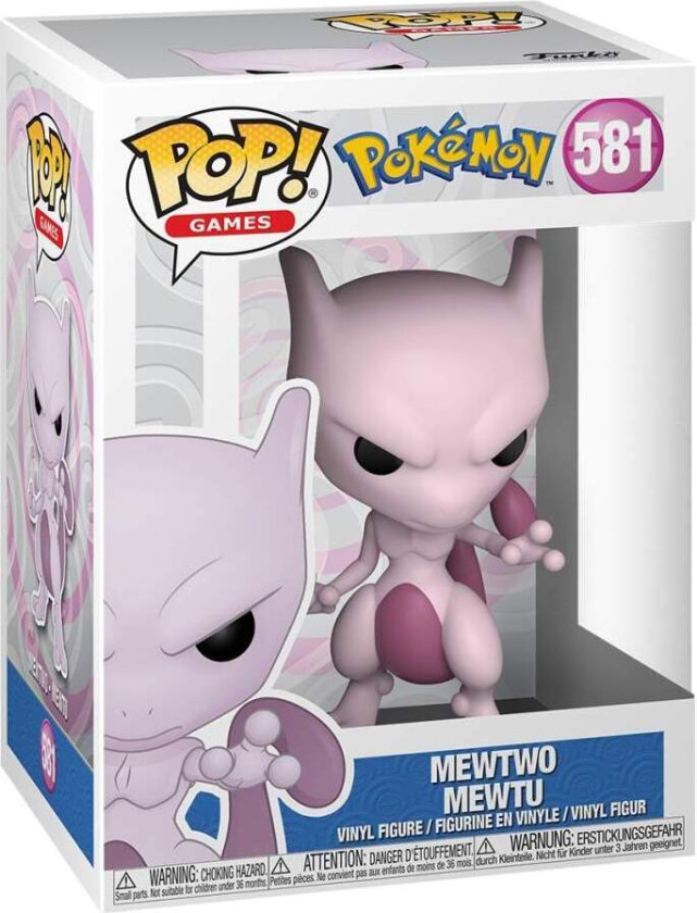 Mewtwo Funko Pop! Vinylfigur - samleleketøy, 4-tommers