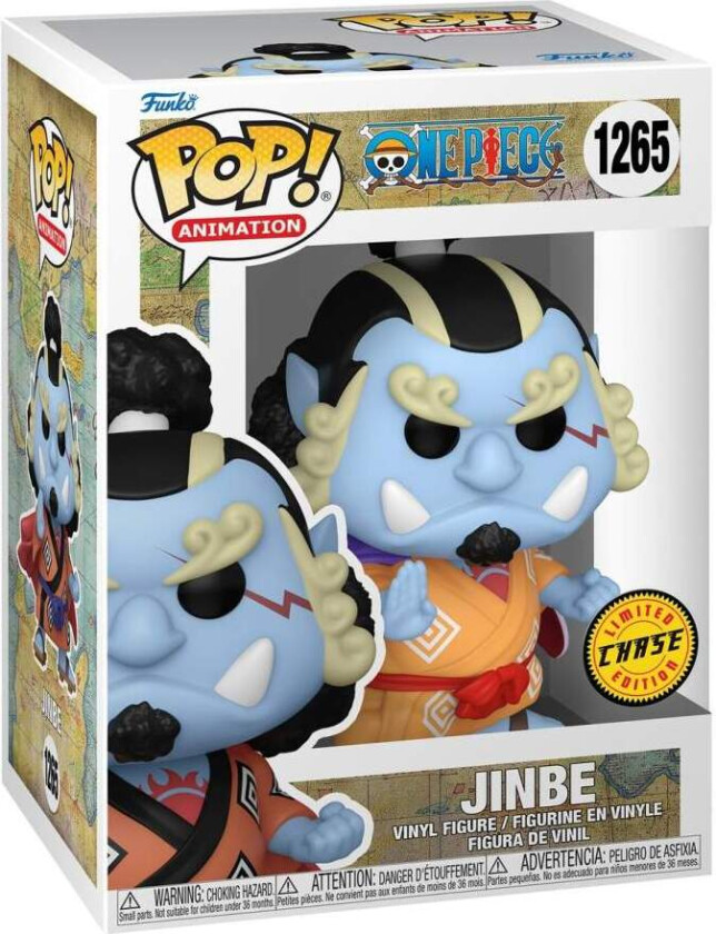 One Piece Jinbe Funko Pop! Vinylfigur med Chase-variant