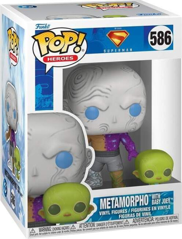 Supermann Funko Pop! Vinylfigur med Metamorpho & Baby Joey