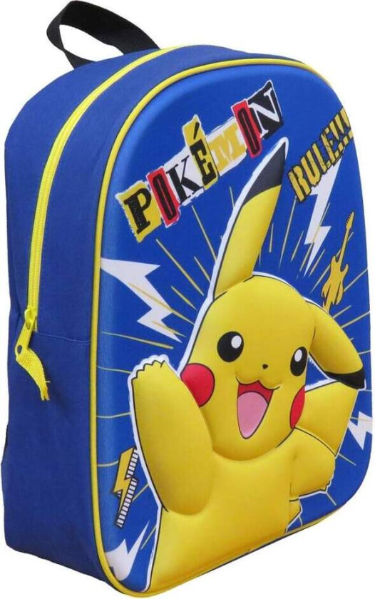 Pokemon Pikachu 3D-ryggsekk 30 cm