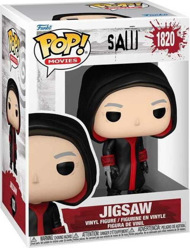 Så Jigsaw Funko Pop! Vinylfigur med Chase-variant