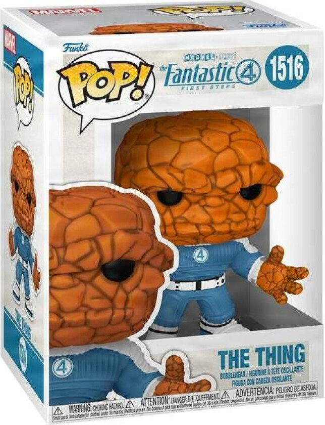 Marvel Funko Pop! Vinylfigur - The Thing, Fantastic Four Collectible