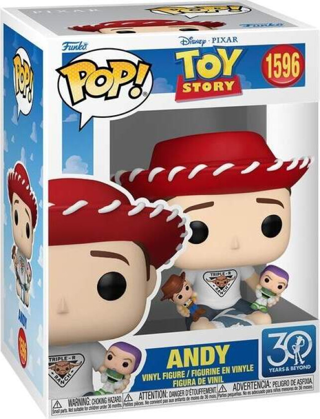 Toy Story Andy Funko Pop! Vinylfigur, samleleketøy