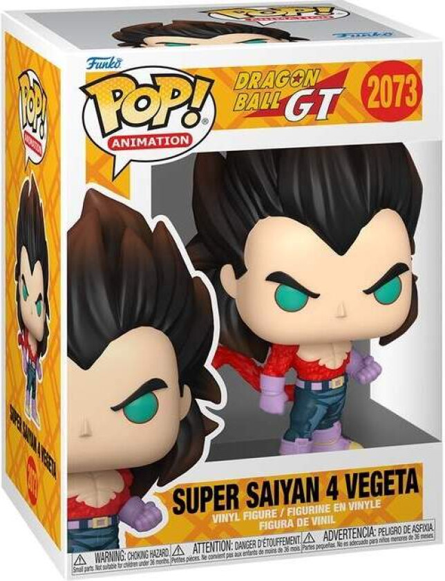 Super Saiyan 4 Vegeta Funko Pop! Vinylfigur, samleleketøy