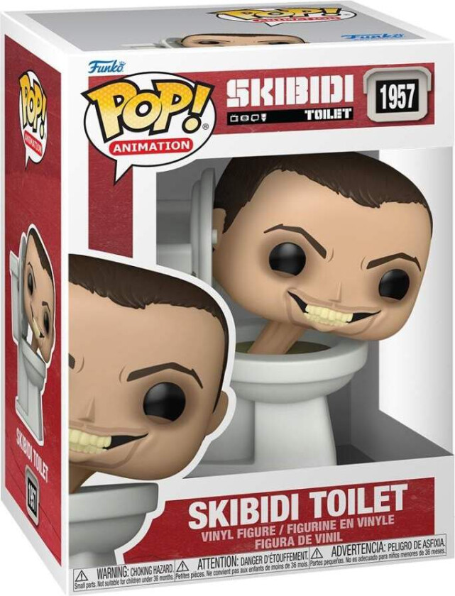 Skibidi Toalett Funko Pop! Vinylfigur samleleketøy