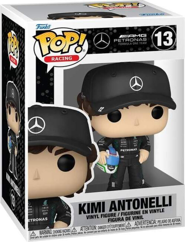 Formel 1 Kimi Antonelli Funko Pop! Vinylfigur samleobjekt