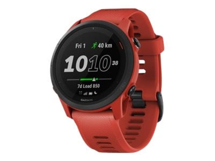 Forerunner 745 - Magma red - sportsur med bånd - silikon - magma red - håndleddstørrelse: 126-216 mm - display 1.2 - Bluetooth, Wi-Fi, NFC, ANT+ - 47 g