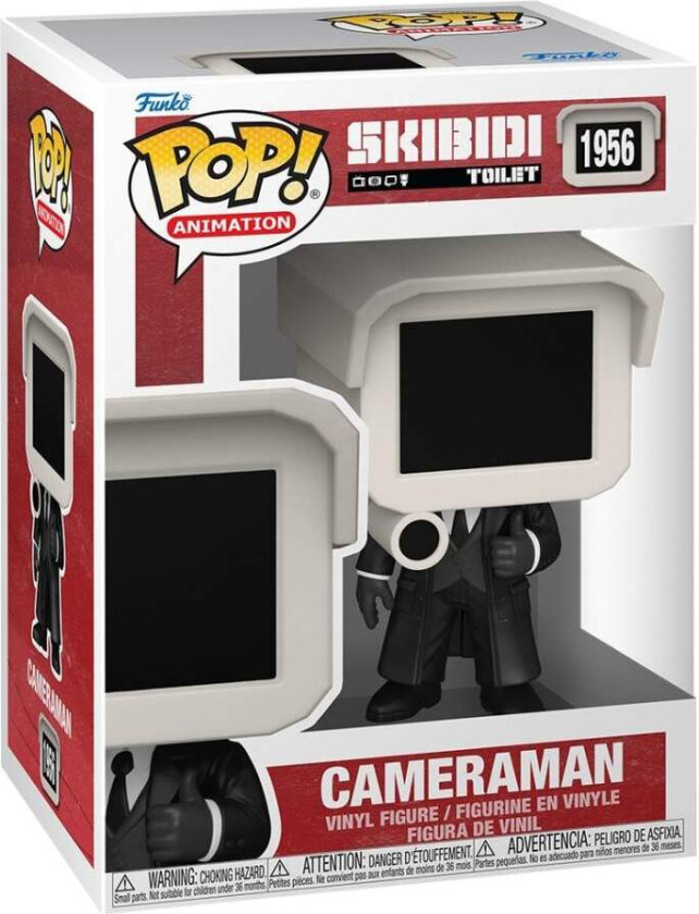 Skibidi toalettkameramann Funko Pop! Vinylfigur samleobjekt
