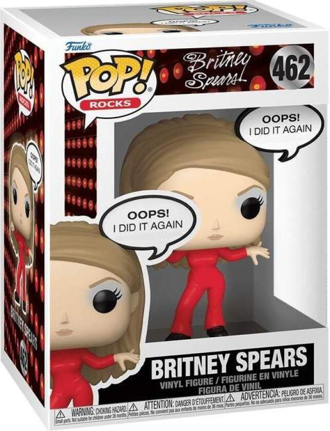 Britney Spears Funko Pop! Vinylfigur - Oops, I Did It Again