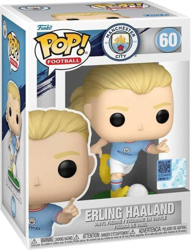 Erling Haaland Funko Pop! Vinylfigur - Manchester City samleobjekt