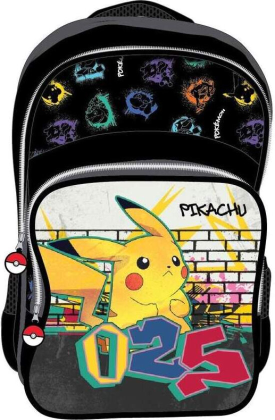 Pokemon Pikachu tilpasningsdyktig ryggsekk 42cm