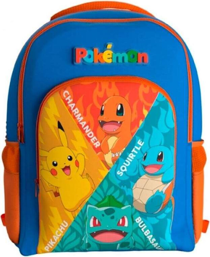 Pokemon Starters tilpasningsdyktig ryggsekk 43 cm