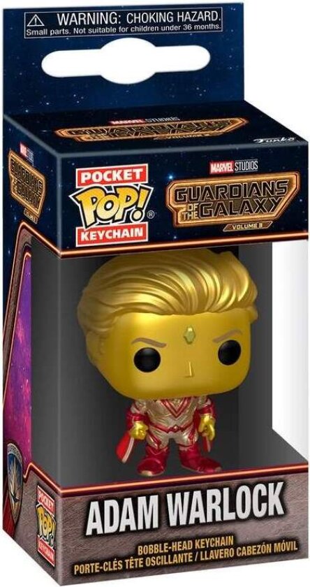 Pocket POP Nøkkelring Guardians of the Galaxy 3 Adam Warlock