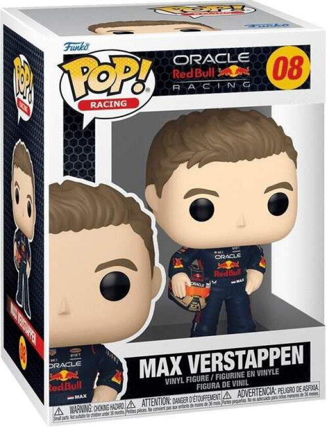 Formel 1 Max Verstappen Funko Pop! Vinylfigur samleobjekt