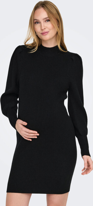 Olmkatia L/S Dress Knt Noos - Black - S