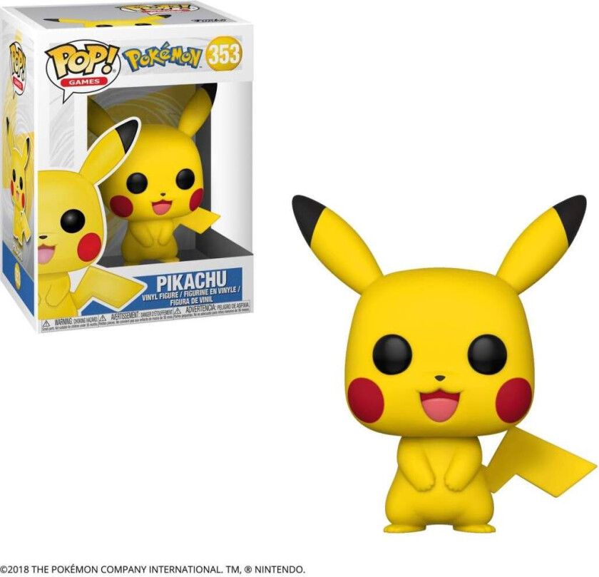 Pikachu Funko Pop! Vinylfigur - samleleketøy, 4-tommers