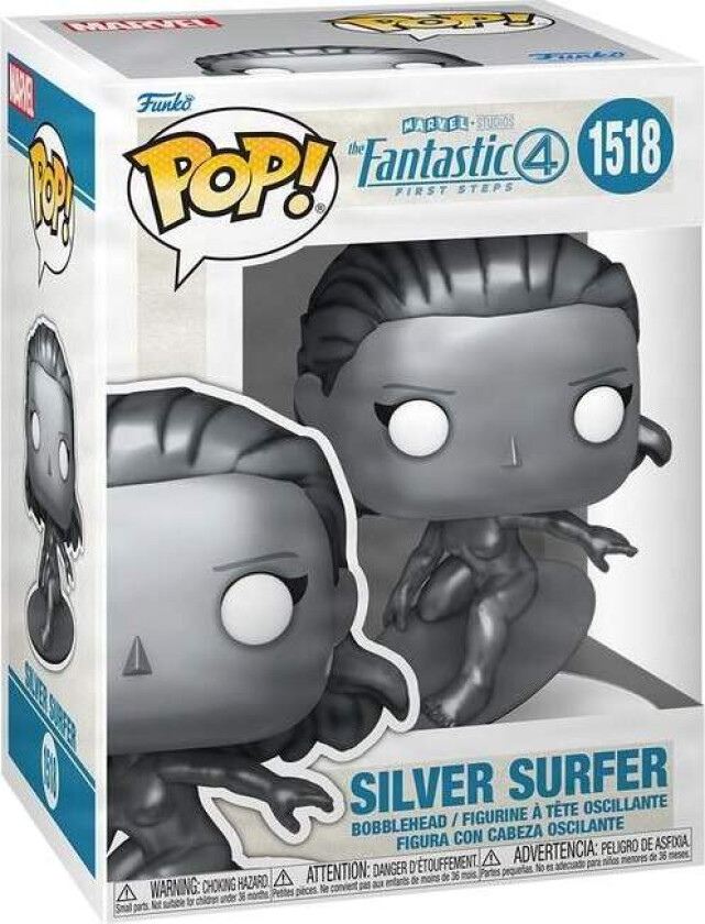 Silver Surfer Funko Pop! Vinylfigur - Marvel Fantastic Four samleobjekt