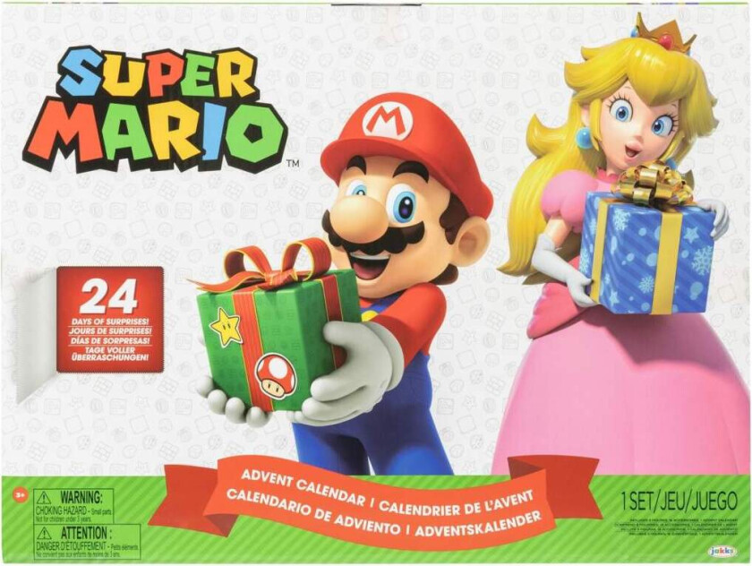Super Mario adventskalender med 24 samlefigurer