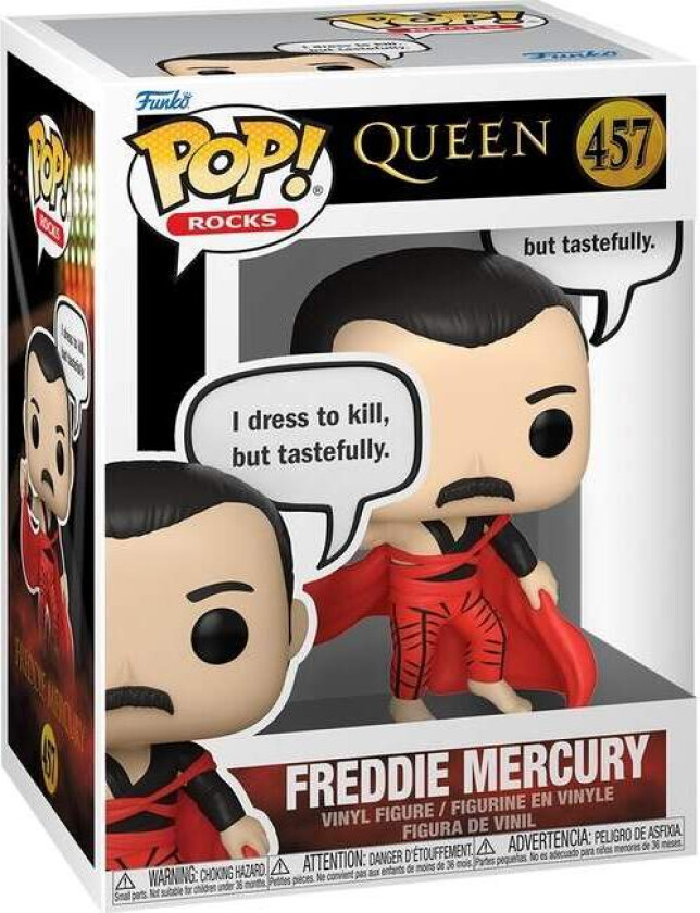 Freddie Mercury Funko Pop! Vinylfigur med ordtak